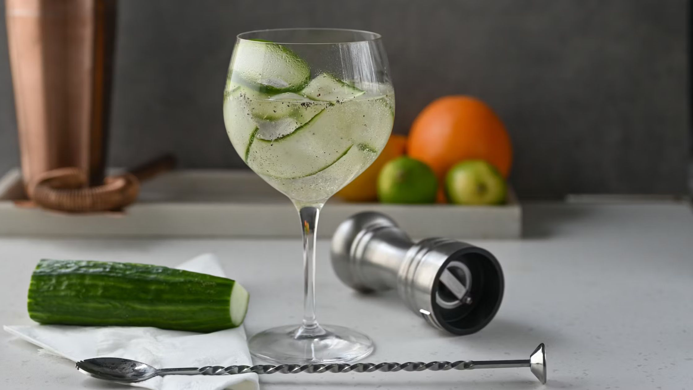 Cucumber Gin and Tonic